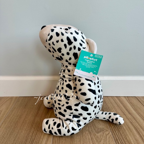 Cheetah Weighted Plush Throw Pillow Black/White - Pillowfort - Picture 6 of 11